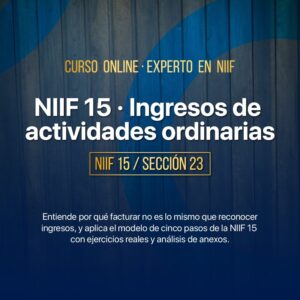 NIIF 15 · Ingresos de actividades ordinarias
