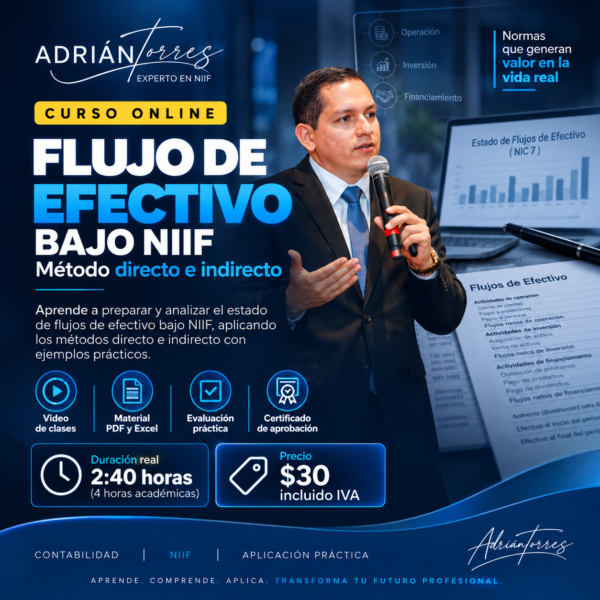 Flujo de Efectivo bajo NIIF